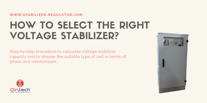 How to calculate voltage stabilizer capacity?